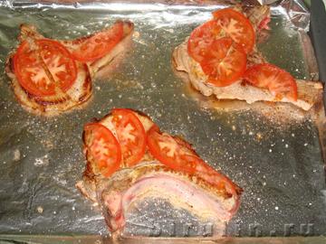 Свинина с помидорами и соусом песто. Фото 6