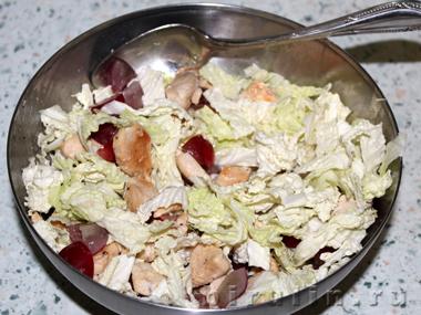 Салат из куриной грудки с виноградом. Фото 9