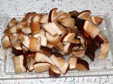 Запеченный картофель с грибами, языком и сыром. Фото 6