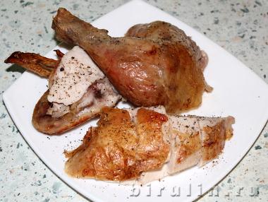 Курица запеченная в духовке. Фото 11