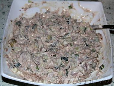 Салат из консервированного тунца. Фото 7