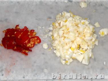 Макароны с колбасками в остром томатно-сливочном соусе. Фото 8